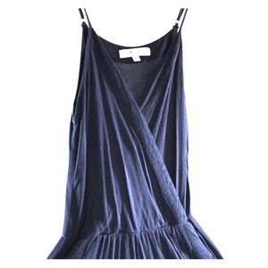 Love Tree tank jumper navy blue with pockets.